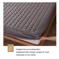 thumbnail image 4 of Matsuzay Funda de colchón Comfort And Style para una sensación y acogedora Variedad de colores Protector de colchón Juegos de cama verde oscuro azul 90cmx200cm, 4 of 6