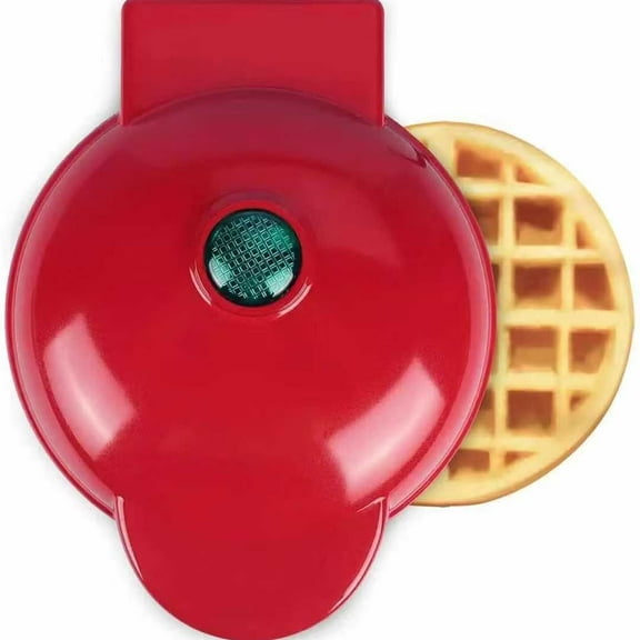 Mini Pie Maker Mini Maker for Individual Waffles, Hash Browns, Keto Chaffles with Easy to Clean, Non-Stick Surfaces