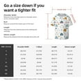 thumbnail image 7 of Haiem Cute Doodle Turtles Men's Casual Shirts Short Sleeve Button Down Shirts Fashion Textured Summer Beach Shirt-Medium, 7 of 7
