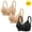 Black, variant on 3PC Mini-mizer Bras for Women Push-Up Printing Gathered Together Large Size Daily Bra Underwear No Rims