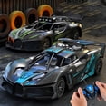 thumbnail image 5 of Coche teledirigido de 4 canales de alta velocidad para niños, coche de carreras de deriva, coche deportivo eléctrico, modelo de vehículo de juguete, regalo de cumpleaños, 5 of 5
