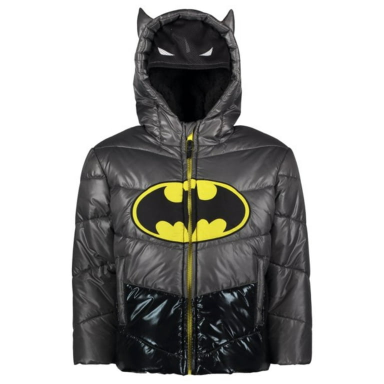 DC Comics Little Boys' Puffer Jacket, Sizes 4-7 Walmart.com