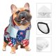 thumbnail image 3 of Fotbe Cute Gnomes in USA1 Sudadera con Estampado para Perros Pequeños – Suéter con Capucha para Mascotas, Tela Suave de Forro Polar con Bolsillo-X-Large, 3 of 7