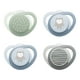 thumbnail image 1 of Chupete NUK de ortodoncia sin BPA que brilla en la oscuridad, 0-6 m, paquete de 4 unidades, 1 of 7