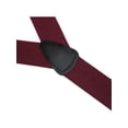 thumbnail image 2 of CTM  Elastic Button End Dress Suspenders with Silver Hardware (Men Big & Tall), 2 of 3