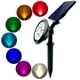 thumbnail image 3 of Foco Solar impermeable de 9 LED, lámpara de iluminación de suelo de paisaje de pared dedicada, ahorro de energía, patio, camino de césped, jardín, 3 of 9