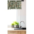 thumbnail image 3 of Ambesonne Forest Friends Window Valance, Leaves and Animals, 54" X 18", Reseda Green Multicolor, 3 of 3
