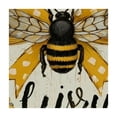 thumbnail image 4 of Acheng Bee Yellow Bow Cute Square Tablecloth Washable for Home Kitchen Outdoor Decoration 100% Polyester Fiber 52*52, 4 of 8