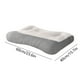 thumbnail image 3 of Almohada de hotel ajustable ortopédica ergonómica | Almohada de Cama de Apoyo Firme | Durmiente de espalda, de lado, boca abajo | 29x19in Poliéster blanco | Relleno de alta resistencia,, 3 of 7