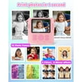 thumbnail image 3 of BYSERTEN Instant Print Camera, Portable Digital Cameras for Boys & Girls Age 6-12 Birthday Gifts - Pink, 3 of 9