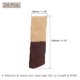 thumbnail image 2 of Protectores de patas de silla Uxcell, paquete de 24 calcetines de muebles tejidos para pisos de madera beige, marrón oscuro, 2 of 7