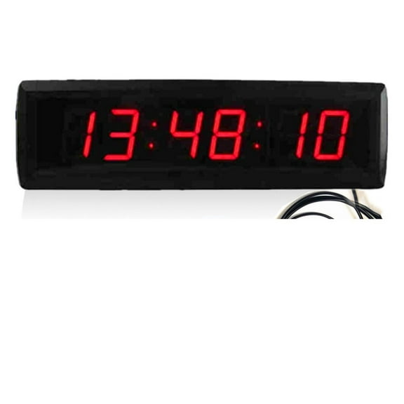 Big Electronic Led Countdown Timer Stopwatch Clock With Line Switch Button Reset To Zero Remote Speech Contest Game Gym Timer