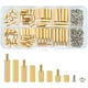 thumbnail image 1 of ® M3 Separador de latón, separador de PCB, kit surtido de pernos de cobre hexagonales macho-hembra roscados para placa base de PCB-120 piezas Adepaton YQ-0335, 1 of 7