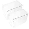 thumbnail image 1 of BESTYASH 2Pcs Transparent Multi-Function Book Organizer Acrylic Magazine Files for Desk Storage, 1 of 8