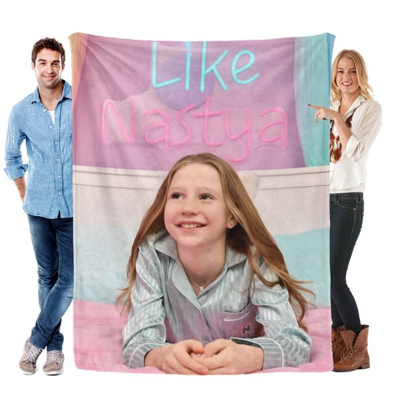 Like Nastya anti-pilling, suave, ligera, esponjosa y acogedora de lujo para hogar y cocina – Perfecta para niños y adultos,100X130cm