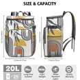 thumbnail image 4 of Rustic Insulated Backpack Cooler - 20L Soft Cooler Bag, Artistic Design for Outdoor Enthusiasts, 4 of 5