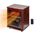 thumbnail image 1 of Armario de madera Space Heater Comfort Zone con mando a distancia de 1500 W, 1 of 7