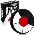 thumbnail image 1 of Spooktacular Creations Paleta de maquillaje de Halloween, 3 colores, pintura para la cara y el cuerpo, rueda de maquillaje, resistente al agua, esqueleto zombi, cosplay, maquillaje, pintura facial par, 1 of 5