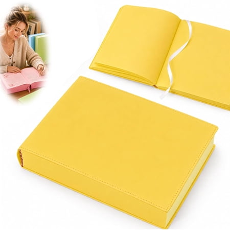 Thickened Color Brick Notebook - A5 720 Hardcover Journal PU Leather Thick Paper Design for School Office Study And Travel