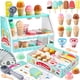 thumbnail image 1 of Set de juego de mesa de helados WHOHOLL de madera para niña pequeña, 1 of 7