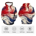thumbnail image 3 of WHNBCW Funny Tie Dye Hoodie American Flag Style Graphic Sweatshirt, 3 of 7