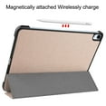 thumbnail image 3 of SaniMore for Apple iPad Air 11 (2024) Case, Auto Sleep/Wake, Rugged PC Case with Tri-Fold Kickstand [Support iPad 1st/3rd Pencil Charging]  Shockproof Protective Case for Women Men, Gold, 3 of 8