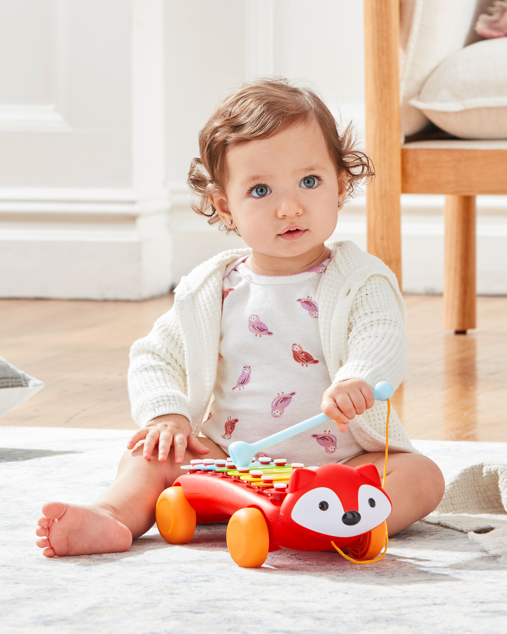 Skip Hop Explore & More Baby Fox Xylophone with Mallet photo 2