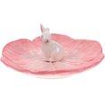 thumbnail image 4 of Kids Ceramic Dish Chinese Cabbage Design Dinner Plate Food Platter with Rabbit for Dessert Fruit Salad (Pink), 4 of 6
