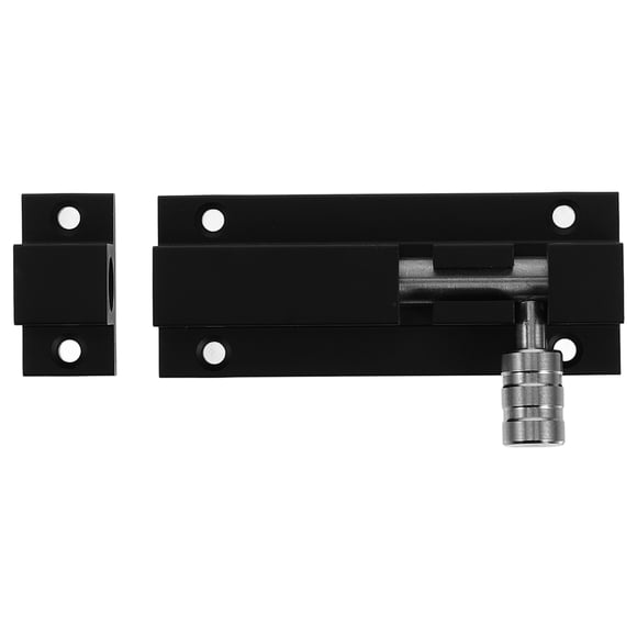 Heavy Duty Slide Bolt Gate Latch Hardware Aluminum Alloy Security Door Bolt Gate Latch Locks Hardware For Wood Doors Fence Shed Yard Door