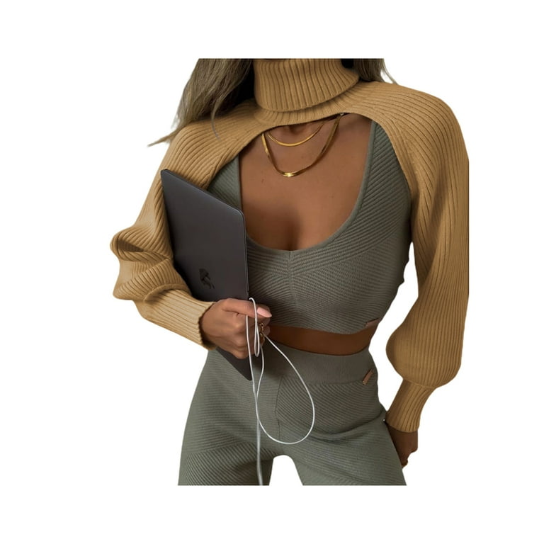 Turtleneck arm online pullover