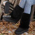 thumbnail image 3 of BERANMEY Women's Snow Boots Fashionable and Warm Mid Calf Winter Boots Perfect for Casual and Outdoor Activities, 3 of 9