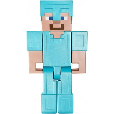 Minecraft Steve (in Diamond Armor) Large Figure (Minecraft Best Xp Farm)