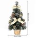 thumbnail image 4 of 40cm Artificial Tabletop Christmas Tree Mini Xmas Decoration Tree With Led Light Decoration For Christmas Day(gold), 4 of 5