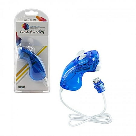 PDP Rock Candy Control Stick for Wii/Wii U, Blueberry Boom