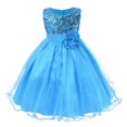 thumbnail image 1 of WEIYLL Robes pour Filles Enfants Tout-Petits Bébé Printemps Sans Manches Princesse Fête Robe de Bal Bu2 Robe 8-9 Ans, 1 of 3