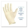 thumbnail image 6 of Boardwalk BWK310XLCT 5 mil Powder-Free Synthetic Examination Vinyl Gloves - X-Large, Cream (1000/Carton), 6 of 7