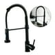 thumbnail image 5 of Grifos de cocina bhuuno con rociador extraíble, grifo monomando Negro, 5 of 7