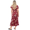 thumbnail image 4 of Maternity and Nursing Butterfly Sleeve Dress with Ruffles, 4 of 4