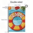 thumbnail image 3 of PHYHOO Summer Double-side Garden Flag Swimming Pool Rules Home Outdoor Yard Banner Decor White, 3 of 6