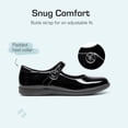 thumbnail image 4 of Zapatos Escolares Mary Jane para Niñas DREAM PAIRS Talla 6 Negro, 4 of 6