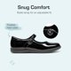 thumbnail image 4 of Zapatos Escolares Mary Jane para Niñas DREAM PAIRS Talla 6 Negro, 4 of 6