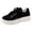 Black, variant on Platform Fashion Sneakers for Women Girls Spring Fall Casual Canvas Lace up Chunky Flatform Walking Flats Shoes