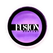 Fusion Body Art Pro Face Paint | Prime Fresh Lilac (32gm), Professional Quality Water Activated Face & Body Paint Supplies - Single Makeup Cake – Hypoallergenic, Non-Toxic, Safe, Vegan