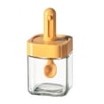 thumbnail image 4 of yuksok Assaisonnement Pot Clair Pot de Stockage Conteneur Multifonction avec Couvercle Pot d'Épices Jaune, 4 of 9