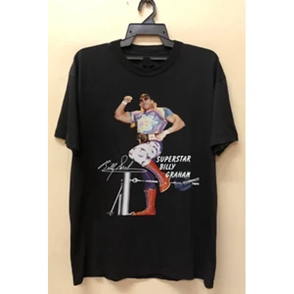 Reprint Rare Rare Collection Superstar Billy Graham Black S-4XL Unisex T-shirt