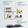 thumbnail image 4 of Organizador de pared con tablero perforado BOLUTDIF modular, 6 piezas, blanco, 4 of 7