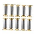 thumbnail image 3 of 10 tornillos de fijación para mangos de cuchillos, remaches de tornillos, tornillos de cabeza plana hexagonal dorados para bolsos, herramientas de, 3 of 8