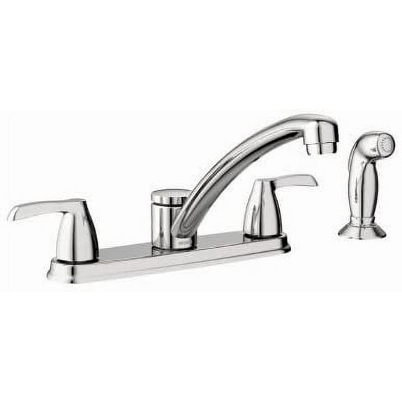 Moen 87046 Adler Kitchen Faucet, Double Handle, Chrome - Quantity 2
