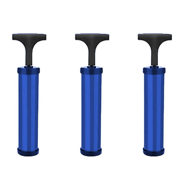 Ensemble de 3 Pompes à Billes, Pompe à Air Portative à Main avec Aiguille, Buse, Boyau d'Extension pour Autres Billes