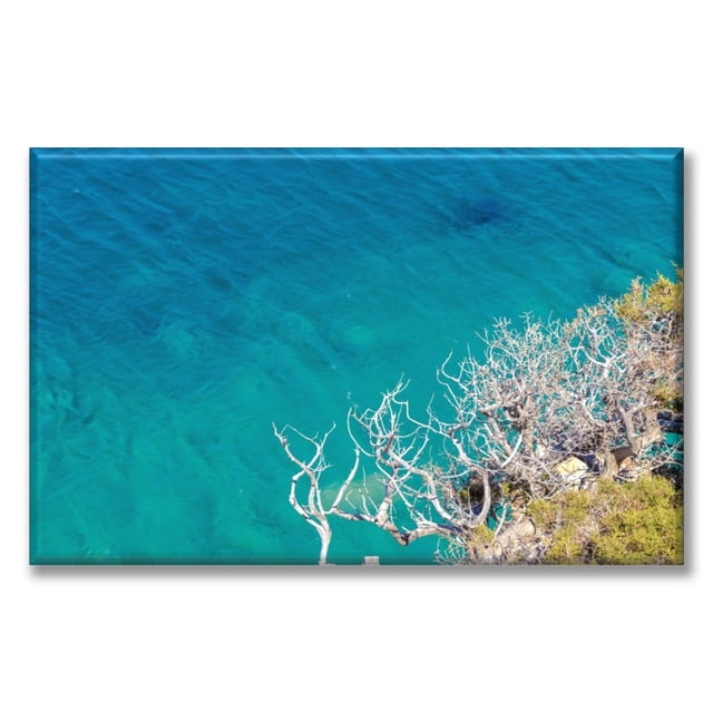 Cuadro Canva Listo Para Colgar Pixtreats Tipo Galería Mar Azul 60X90 cm